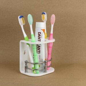 Wall Mounted self Adhesive Acrylic Tooth Brush Holder