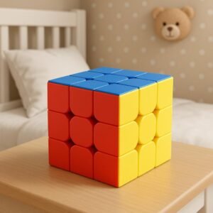 Cubes 3x3 High Speed Sticker Less Magic Puzzle Cube Game