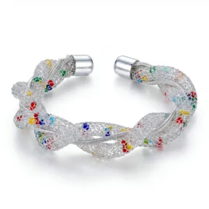 Bracelet Anti-Tarnish Seed Bead Mesh (Adjustable Size)